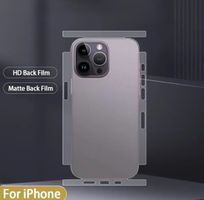 iPhone 16 Pro Max Rückseitenfolie Matt – inkl. Seitenschutz